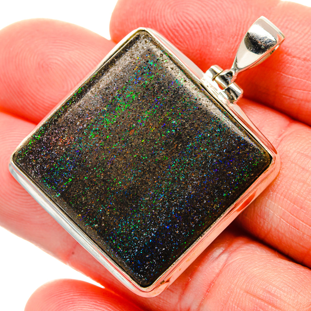 Andamooka Opal Pendants handcrafted by Ana Silver Co - PD34610