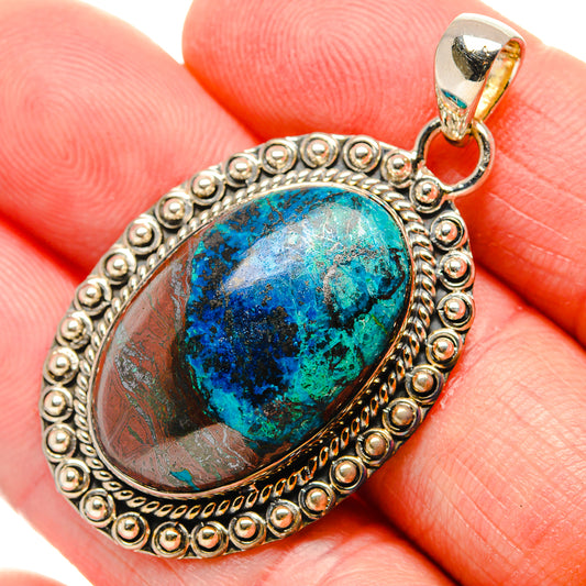 Azurite Pendants handcrafted by Ana Silver Co - PD34617