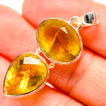 Citrine Pendants handcrafted by Ana Silver Co - PD34619