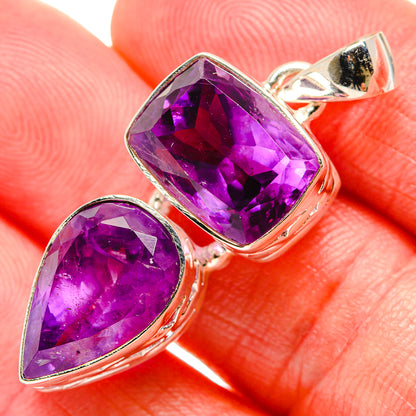Amethyst Pendants handcrafted by Ana Silver Co - PD34620