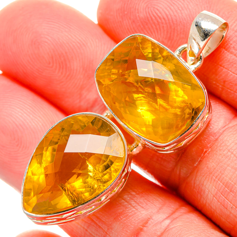 Citrine Pendants handcrafted by Ana Silver Co - PD34632
