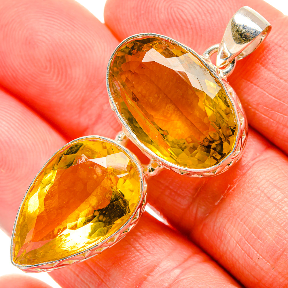 Citrine Pendants handcrafted by Ana Silver Co - PD34640