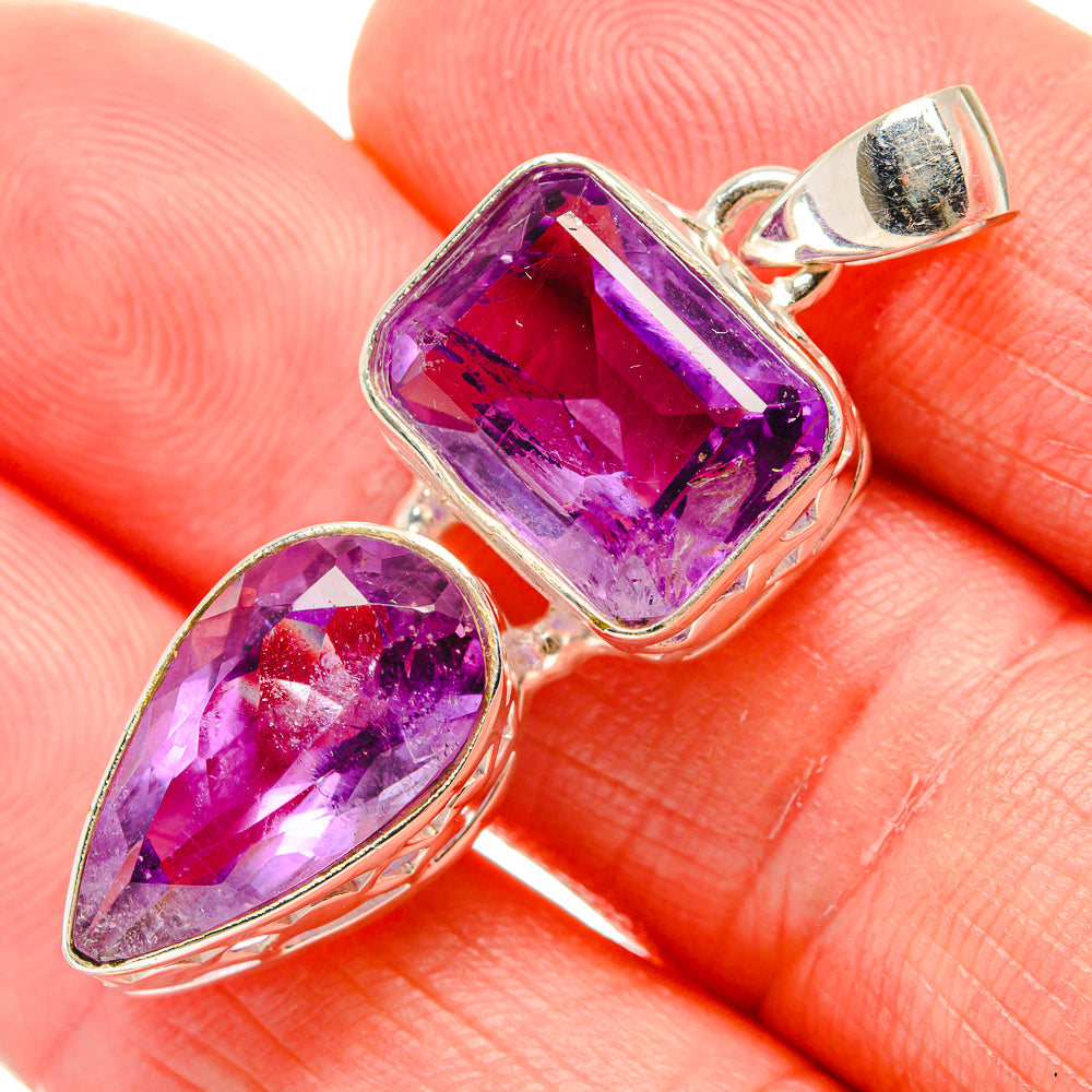Amethyst Pendants handcrafted by Ana Silver Co - PD34643