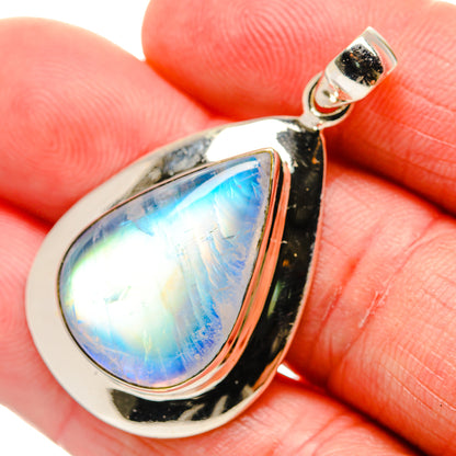 Rainbow Moonstone Pendants handcrafted by Ana Silver Co - PD34644