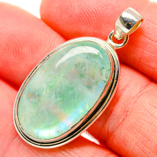 Green Moonstone Pendants handcrafted by Ana Silver Co - PD34649