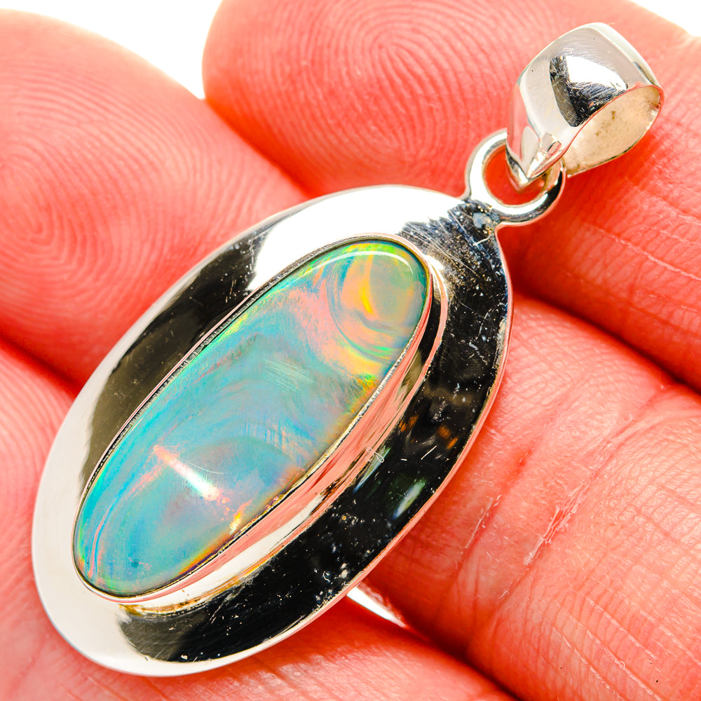 Aura Opal Pendants handcrafted by Ana Silver Co - PD34659