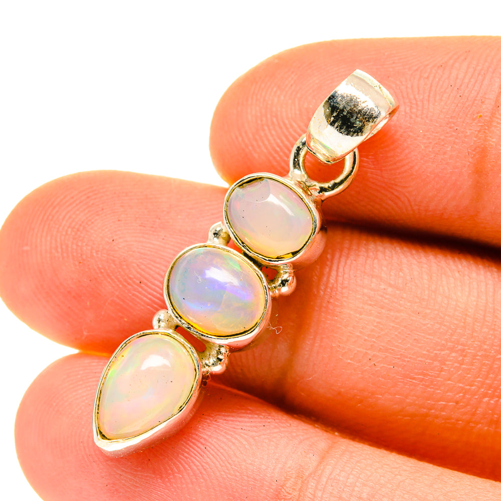 Ethiopian Opal Pendants handcrafted by Ana Silver Co - PD3466