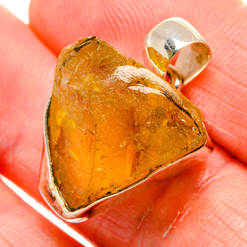 Copal Amber Pendants handcrafted by Ana Silver Co - PD34660