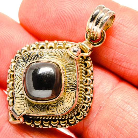 Hematite Pendants handcrafted by Ana Silver Co - PD34666