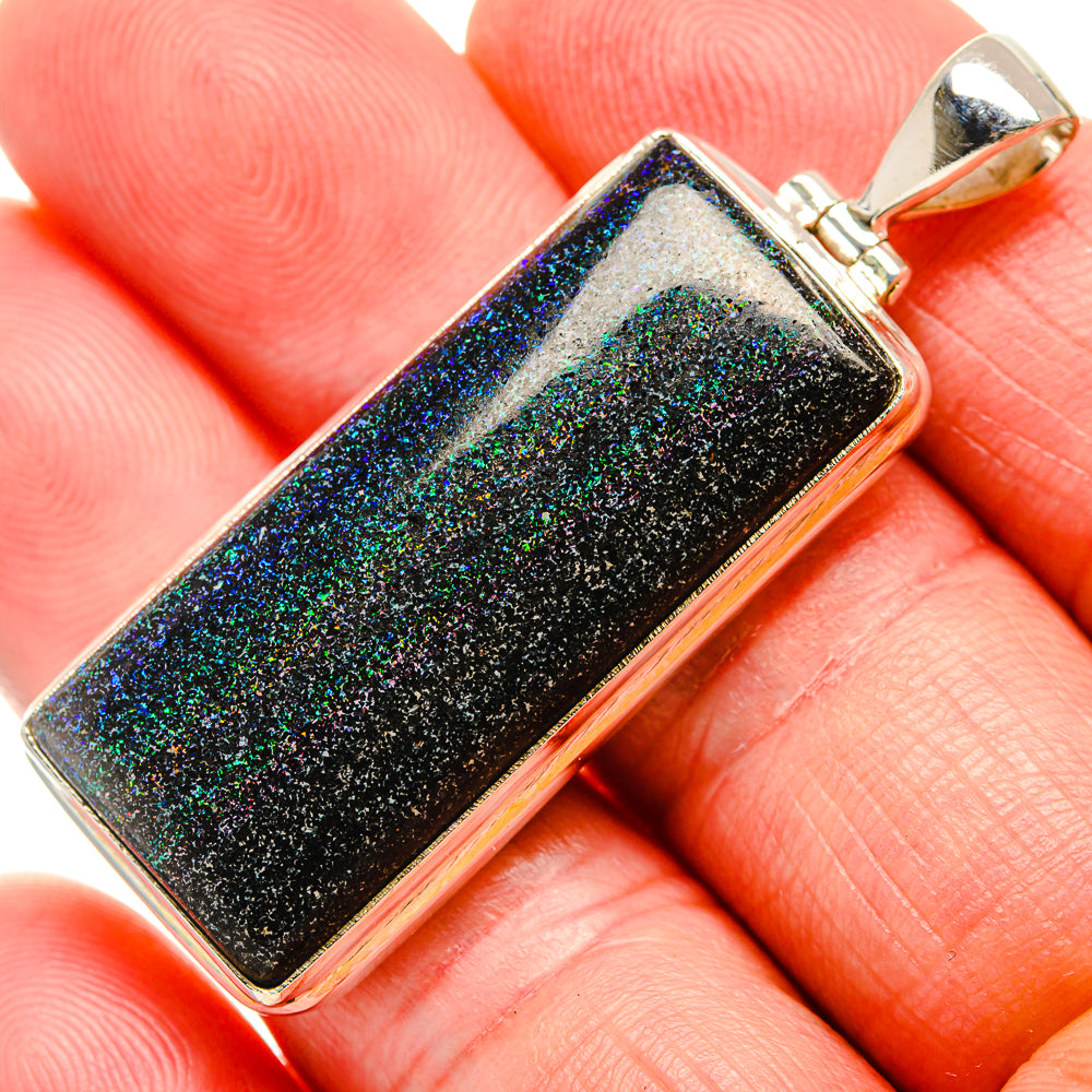 Andamooka Opal Pendants handcrafted by Ana Silver Co - PD34668