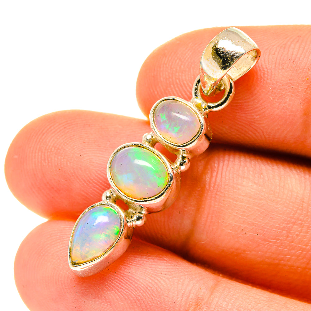 Ethiopian Opal Pendants handcrafted by Ana Silver Co - PD3467