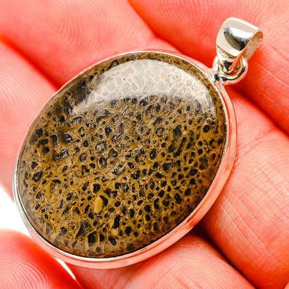 Dinosaur Bone Pendants handcrafted by Ana Silver Co - PD34670