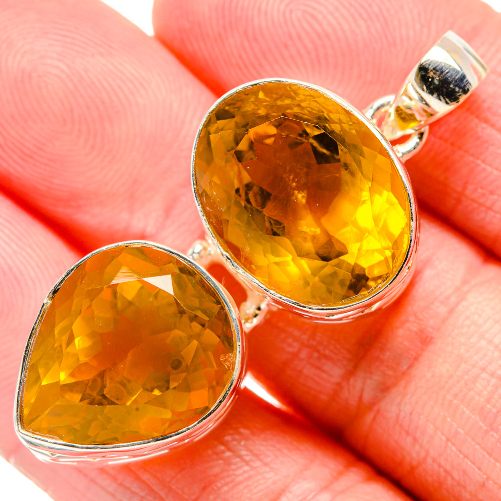 Citrine Pendants handcrafted by Ana Silver Co - PD34677