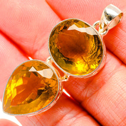 Citrine Pendants handcrafted by Ana Silver Co - PD34688
