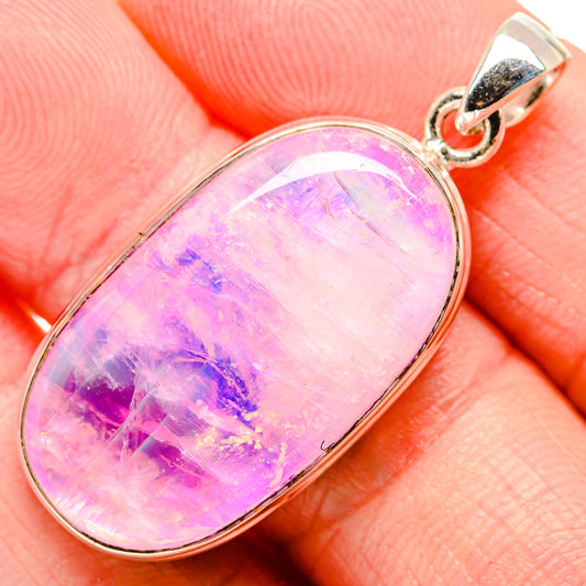 Pink Moonstone Pendants handcrafted by Ana Silver Co - PD34690