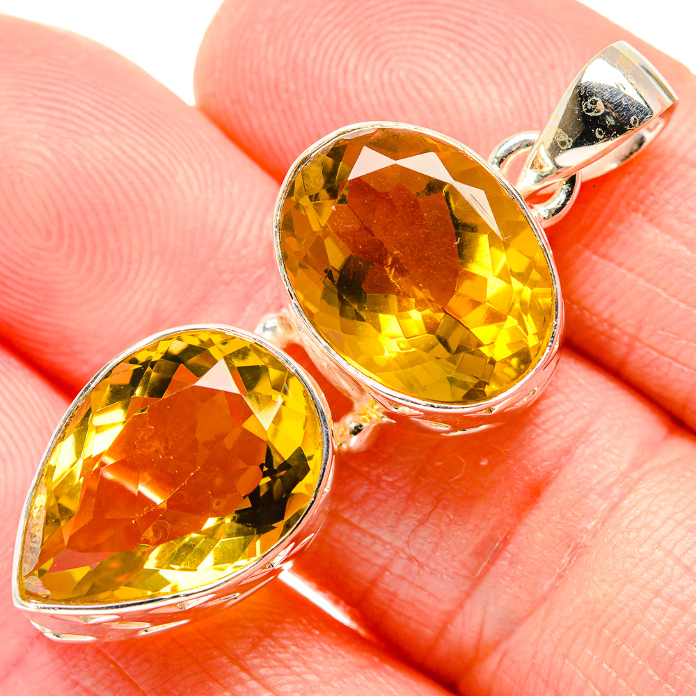 Citrine Pendants handcrafted by Ana Silver Co - PD34703