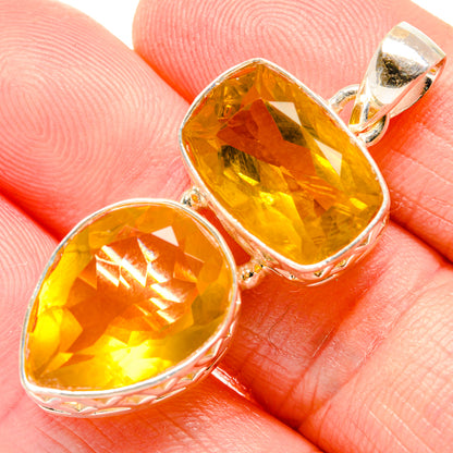 Citrine Pendants handcrafted by Ana Silver Co - PD34707