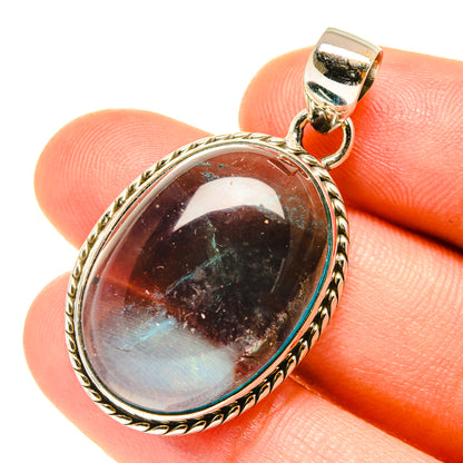 Blue Fluorite Pendants handcrafted by Ana Silver Co - PD3471