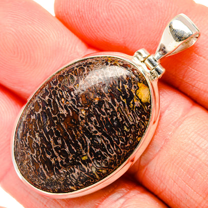 Dinosaur Bone Pendants handcrafted by Ana Silver Co - PD34718