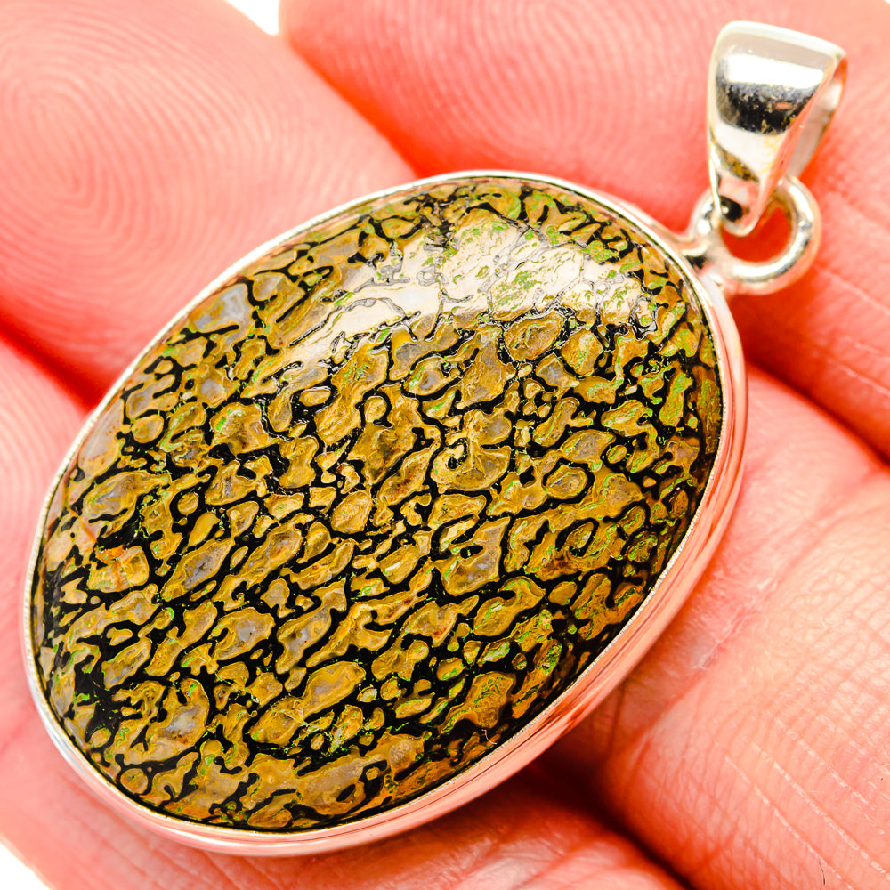 Dinosaur Bone Pendants handcrafted by Ana Silver Co - PD34721