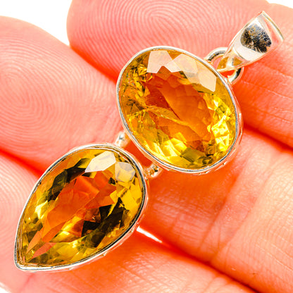 Citrine Pendants handcrafted by Ana Silver Co - PD34723