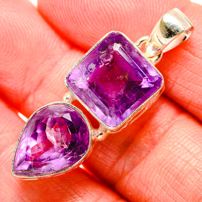 Amethyst Pendants handcrafted by Ana Silver Co - PD34726