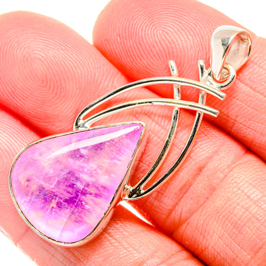 Pink Moonstone Pendants handcrafted by Ana Silver Co - PD34729