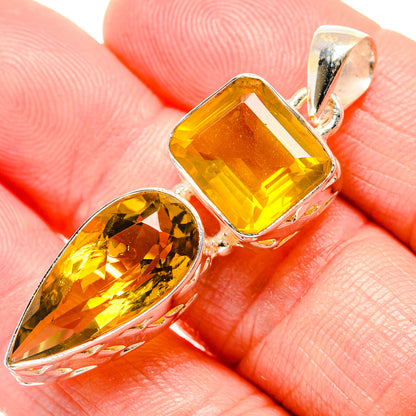 Citrine Pendants handcrafted by Ana Silver Co - PD34731