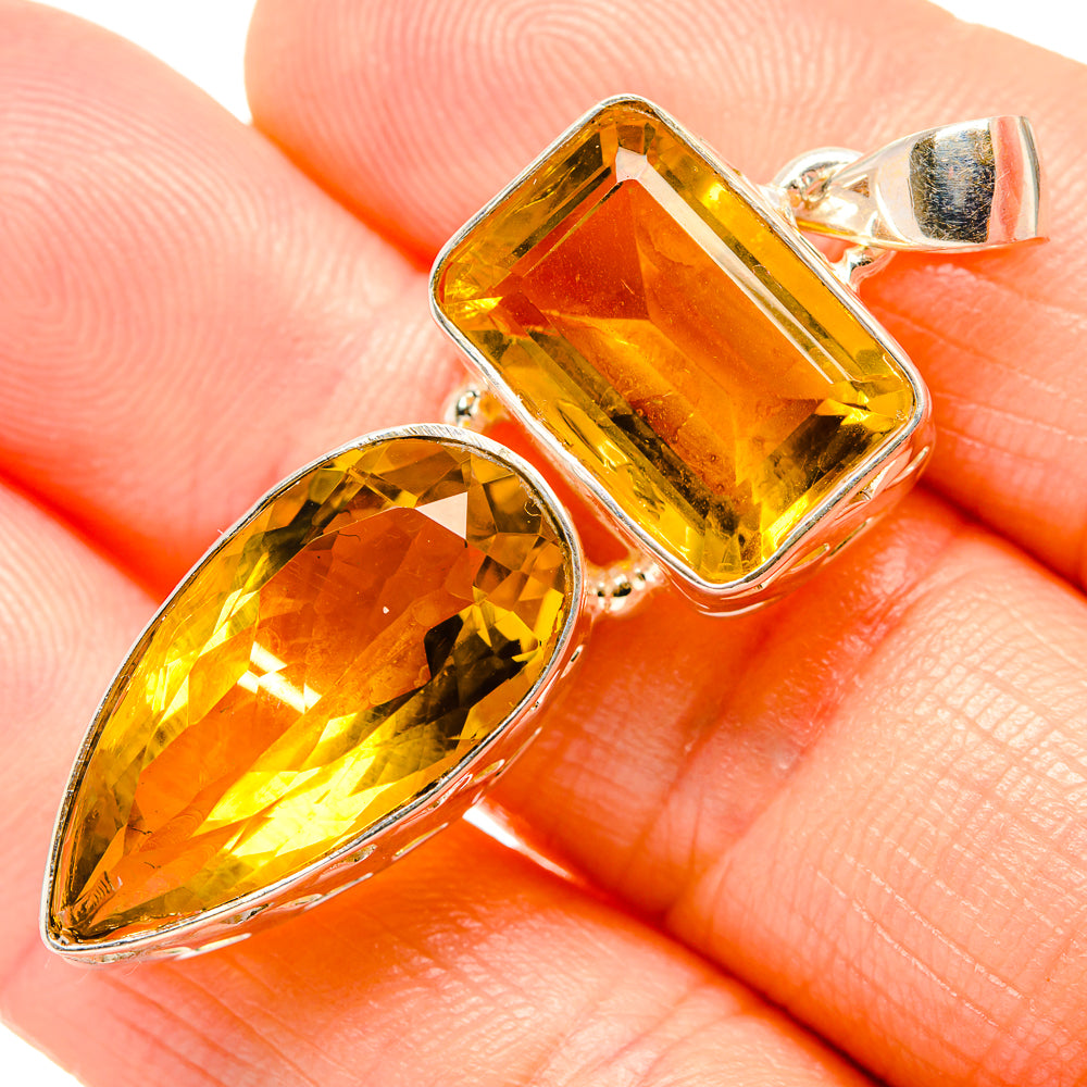 Citrine Pendants handcrafted by Ana Silver Co - PD34734