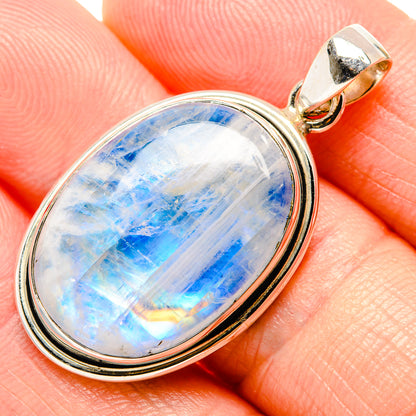 Rainbow Moonstone Pendants handcrafted by Ana Silver Co - PD34736