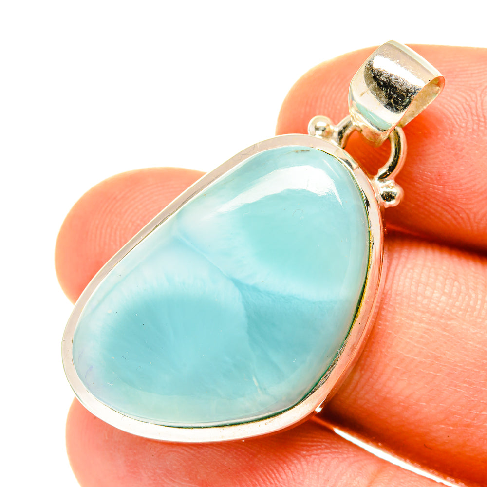 Larimar Pendants handcrafted by Ana Silver Co - PD3474