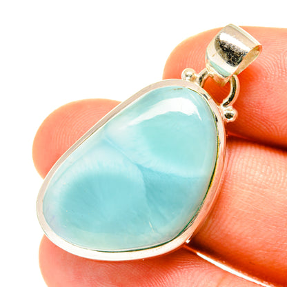 Larimar Pendants handcrafted by Ana Silver Co - PD3474