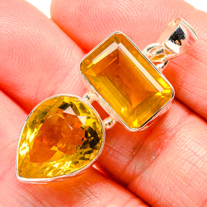 Citrine Pendants handcrafted by Ana Silver Co - PD34742