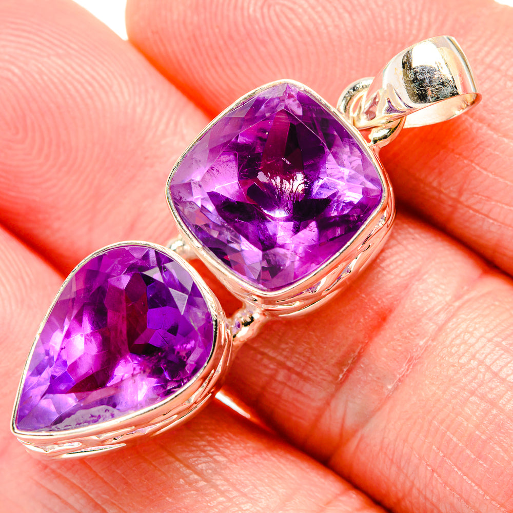 Amethyst Pendants handcrafted by Ana Silver Co - PD34744