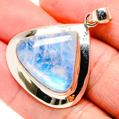 Rainbow Moonstone Pendants handcrafted by Ana Silver Co - PD34746
