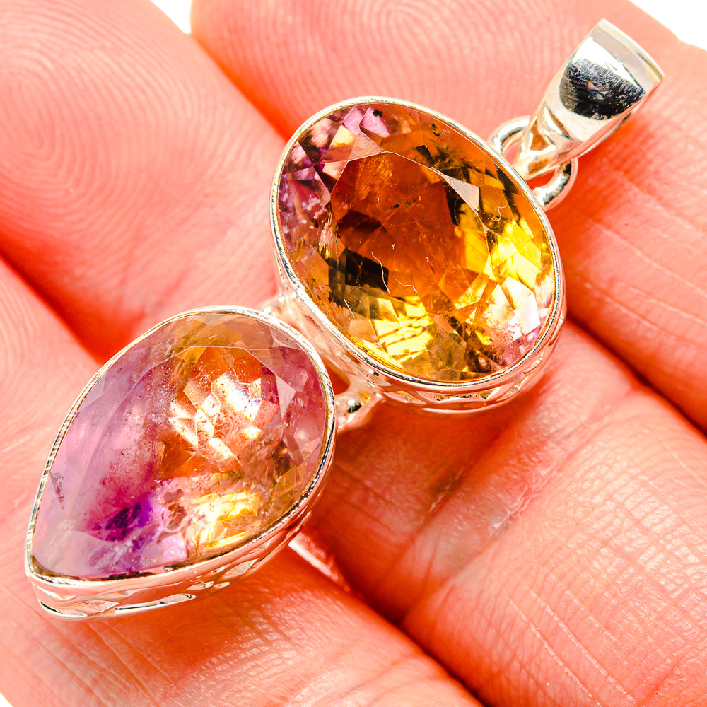 Ametrine Pendants handcrafted by Ana Silver Co - PD34749