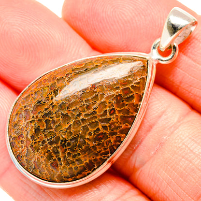 Dinosaur Bone Pendants handcrafted by Ana Silver Co - PD34766