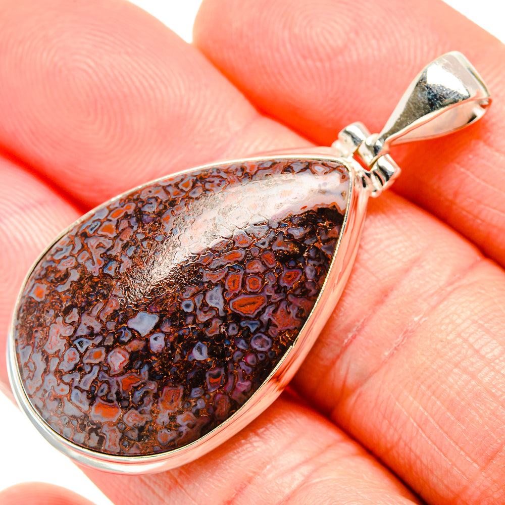 Dinosaur Bone Pendants handcrafted by Ana Silver Co - PD34767