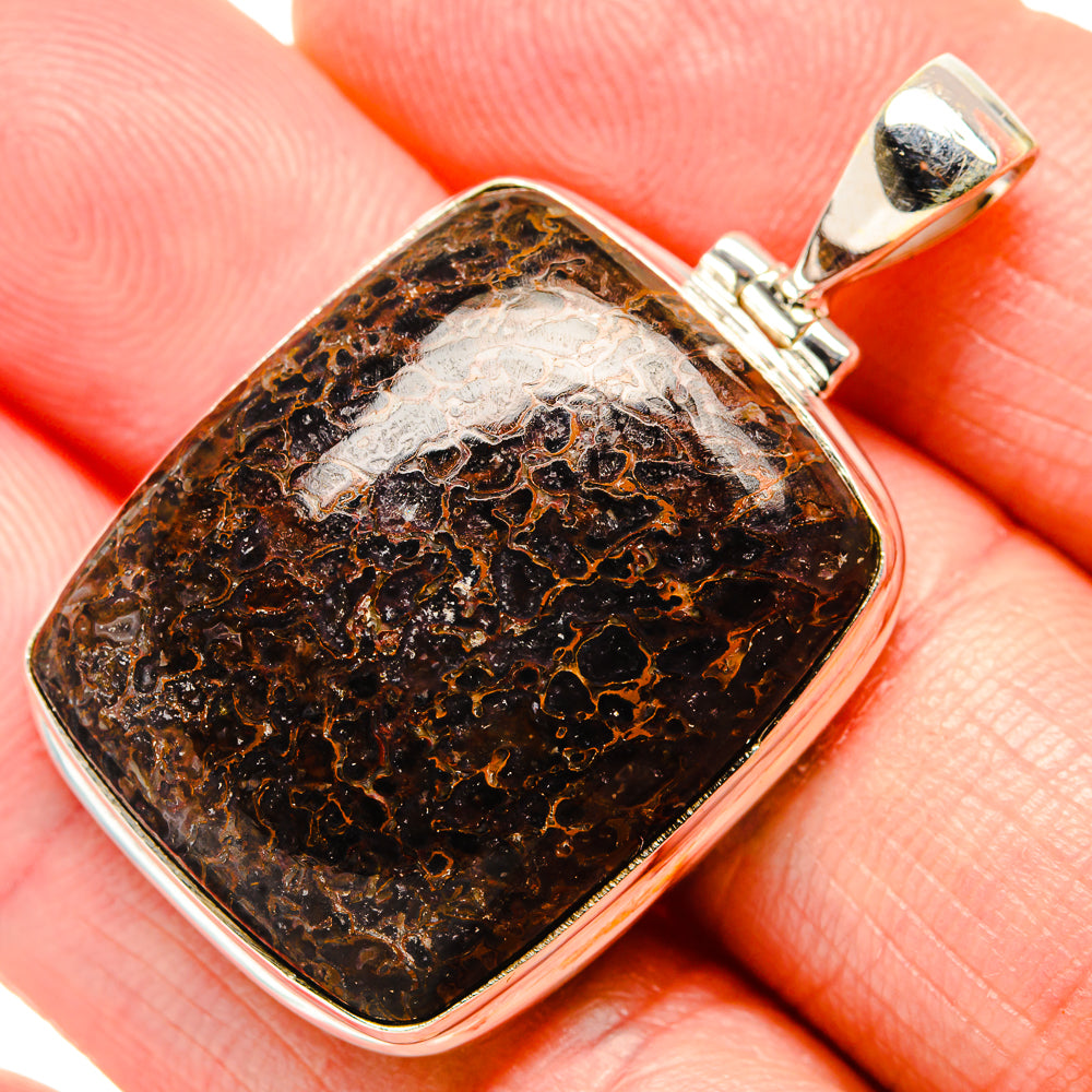 Dinosaur Bone Pendants handcrafted by Ana Silver Co - PD34768