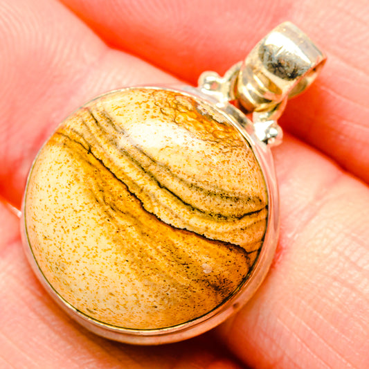 Picture Jasper Pendants handcrafted by Ana Silver Co - PD34770