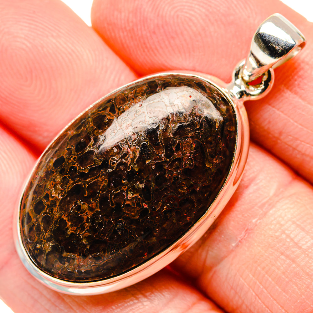 Dinosaur Bone Pendants handcrafted by Ana Silver Co - PD34772
