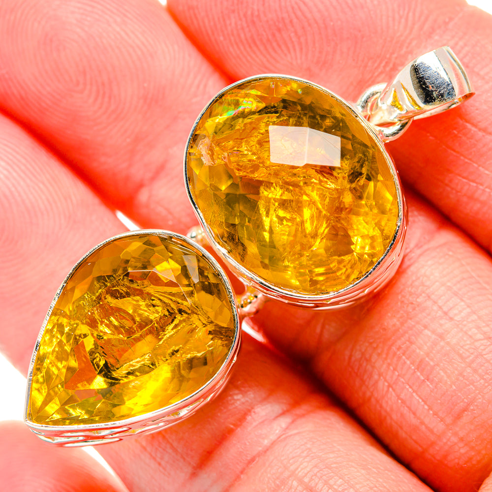 Citrine Pendants handcrafted by Ana Silver Co - PD34774