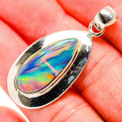 Aura Opal Pendants handcrafted by Ana Silver Co - PD34777