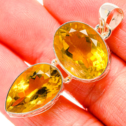Citrine Pendants handcrafted by Ana Silver Co - PD34778