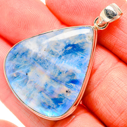 Rainbow Moonstone Pendants handcrafted by Ana Silver Co - PD34779