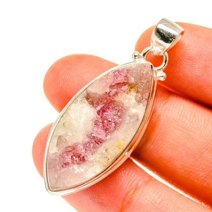 Cobalto Calcite Druzy Pendants handcrafted by Ana Silver Co - PD3478