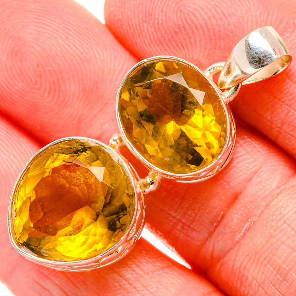Citrine Pendants handcrafted by Ana Silver Co - PD34799