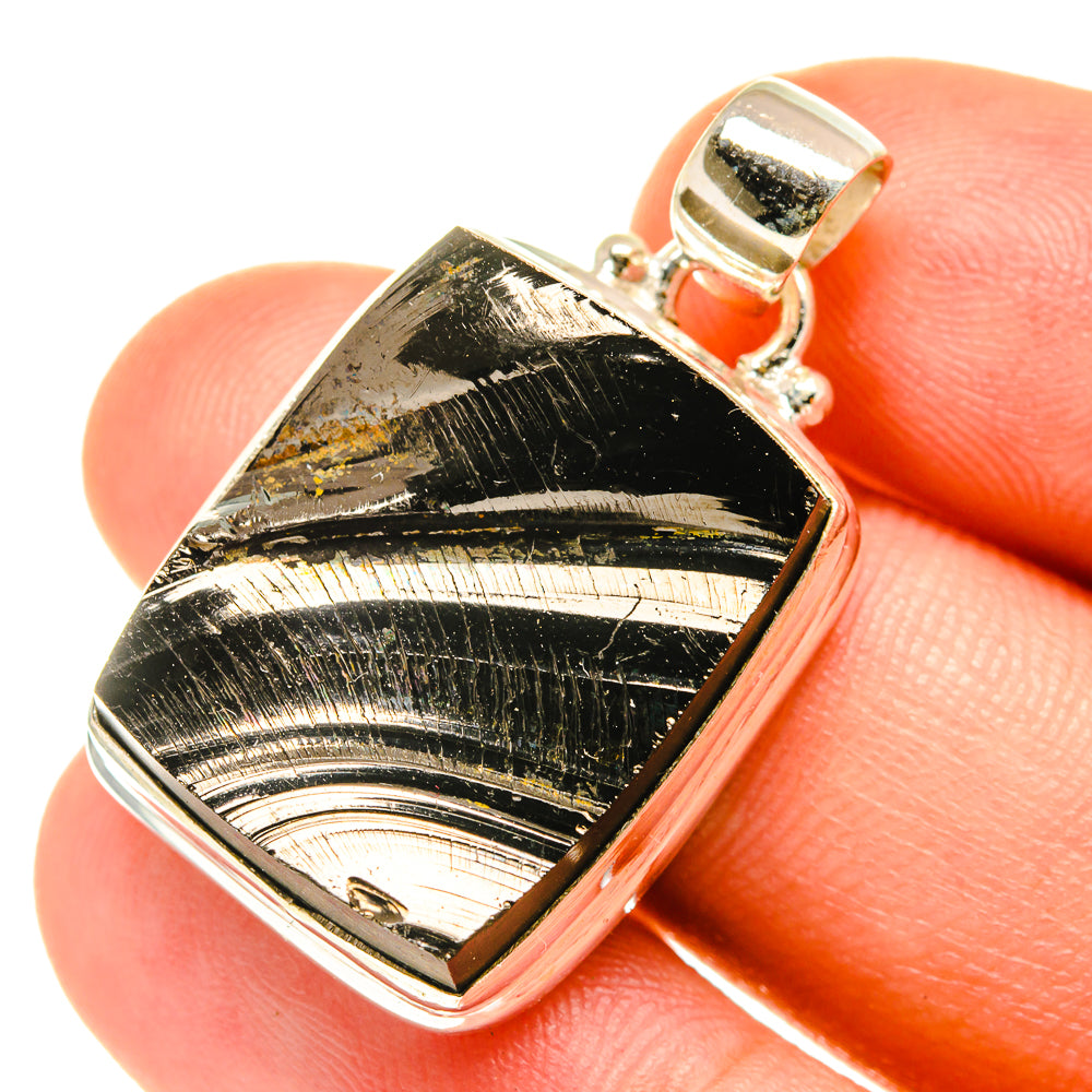 Shungite Pendants handcrafted by Ana Silver Co - PD3480