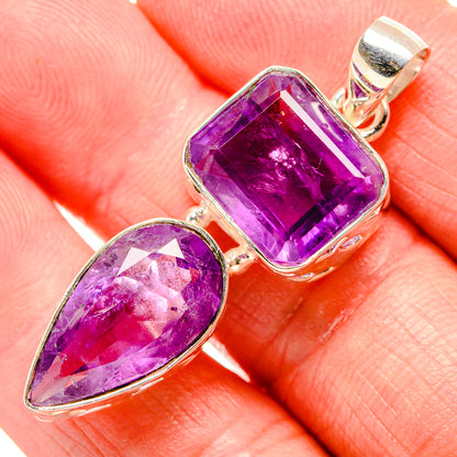 Amethyst Pendants handcrafted by Ana Silver Co - PD34800
