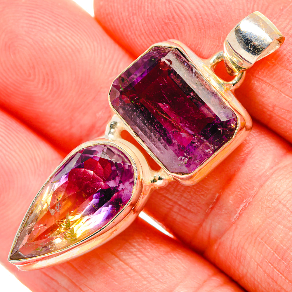 Ametrine Pendants handcrafted by Ana Silver Co - PD34804